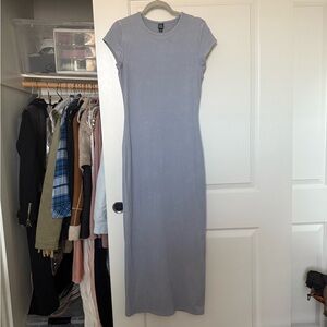 Wild Fable Light Gray Maxi Dress